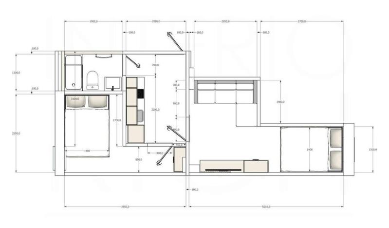 Pronájem bytu 3+kk, Praha - Žižkov, Na Jarově, 26 m2