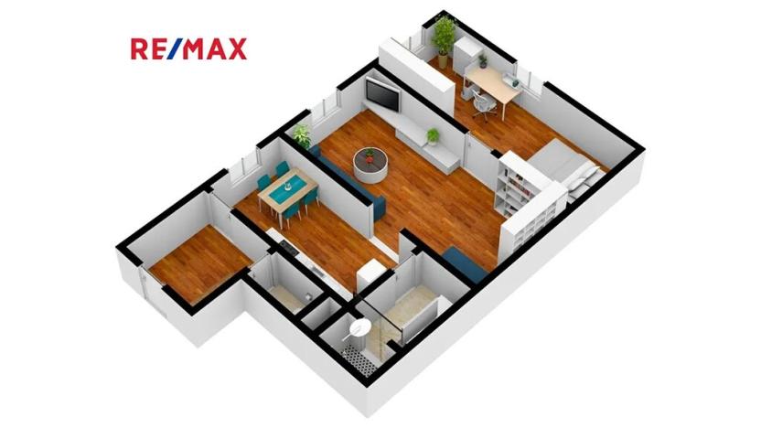 Prodej bytu 2+1, Plzeň, Nerudova, 58 m2