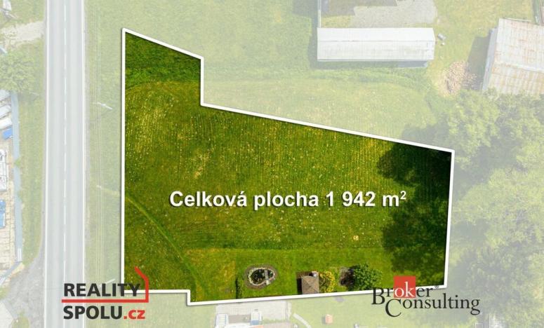 Prodej komerčního pozemku, Jablonné v Podještědí - Zámecká, 1942 m2