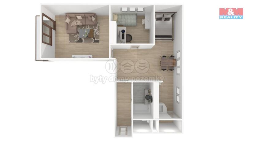 Prodej bytu 3+1, Dlouhá Ves, 74 m2