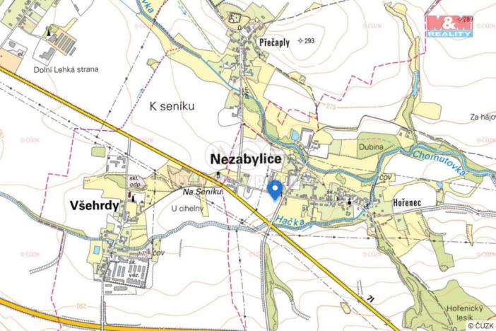 Prodej pozemku pro bydlení, Nezabylice, 1091 m2