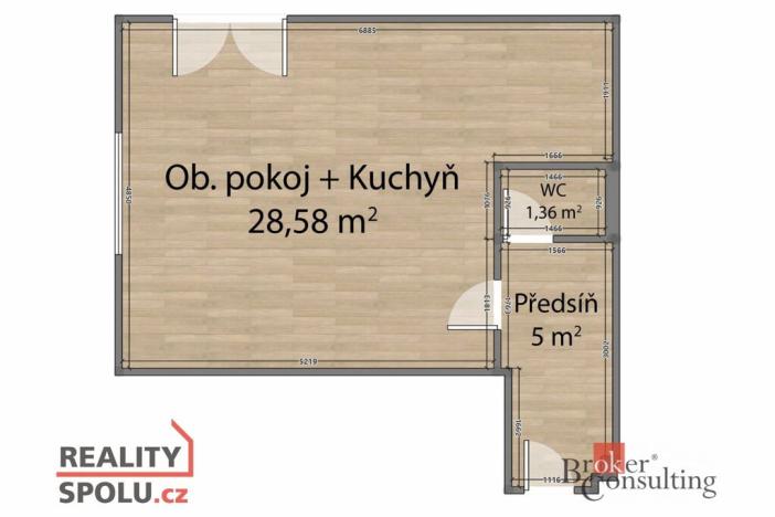 Prodej bytu 3+kk, Bašť, Bořanovická, 71 m2