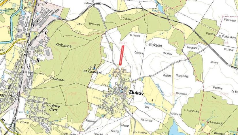 Prodej pole, Zlukov, 11858 m2