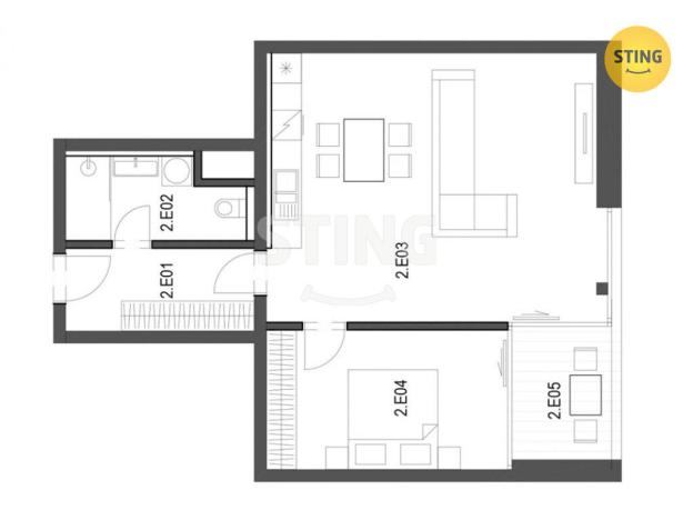 Prodej bytu 2+kk, Ostrava, Na Burni, 65 m2