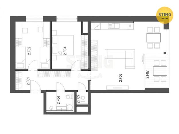 Prodej bytu 3+kk, Ostrava, Na Burni, 86 m2