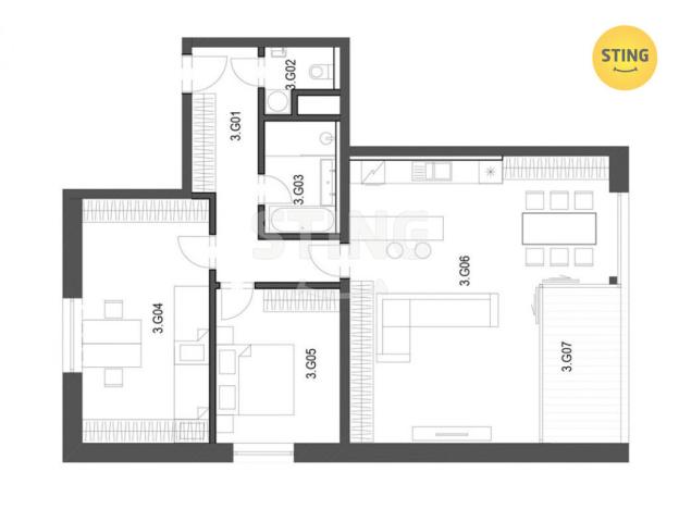 Prodej bytu 3+kk, Ostrava, Na Burni, 93 m2