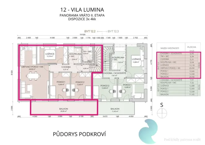 Prodej bytu 4+kk, Vráto, Na Pěšině, 98 m2