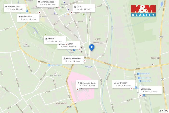 Prodej rodinného domu, Broumov - Poříčí, Na Příkopech, 397 m2