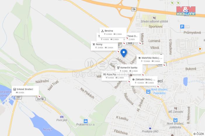 Prodej bytu 2+1, Nové Strašecí, Rakovnická, 56 m2