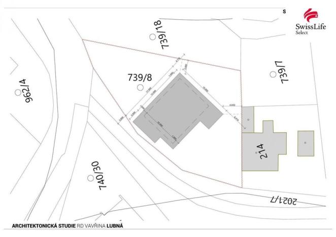 Prodej pozemku pro bydlení, Lubná, 858 m2