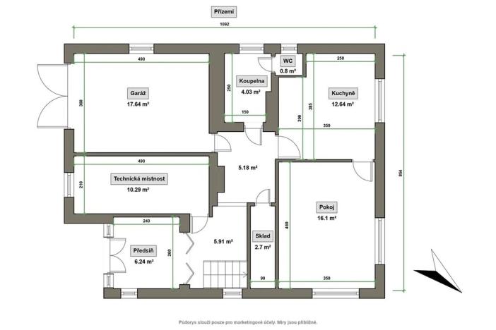 Prodej rodinného domu, Štítná nad Vláří-Popov, 157 m2