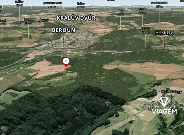 Prodej zahrady, Vráž, 3340 m2