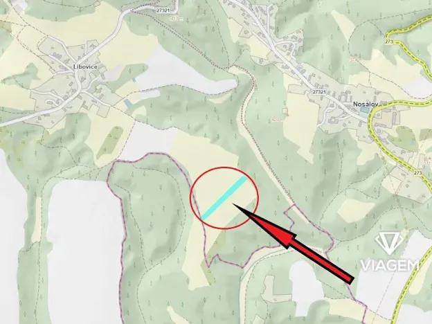 Prodej podílu lesa, Nosálov, 2172 m2