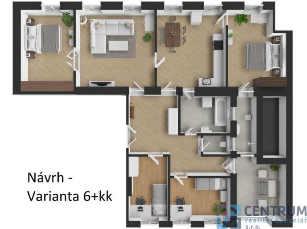 Prodej bytu 5+kk, Liberec - Liberec V-Kristiánov, 8. března, 119 m2
