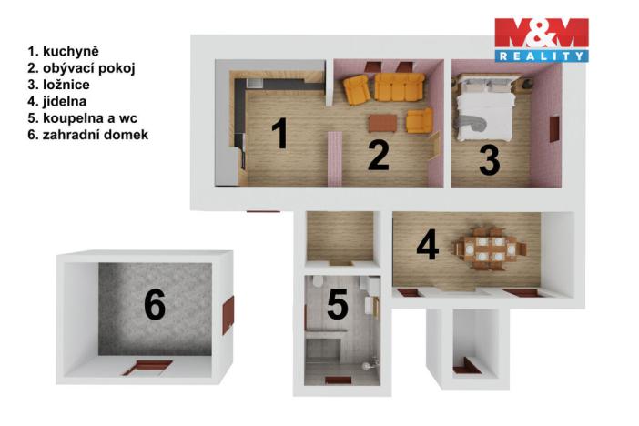 Prodej rodinného domu, Přeskače, 125 m2