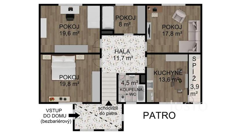 Prodej rodinného domu, Čimelice, 98 m2