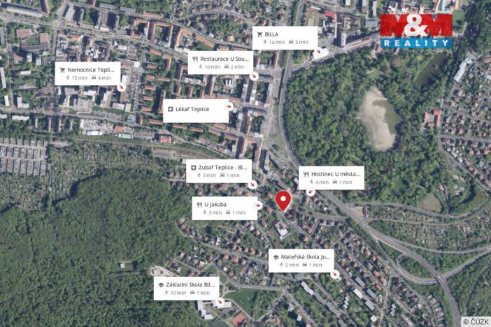 Prodej bytu 2+1, Teplice, Jugoslávská, 91 m2