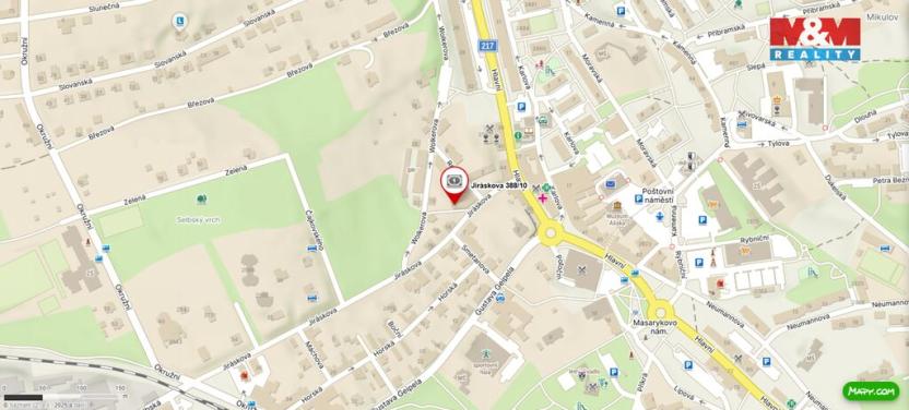 Pronájem bytu 2+1, Aš, Jiráskova, 49 m2