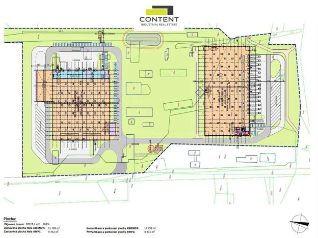 Pronájem výrobních prostor, Příšovice, 5079 m2