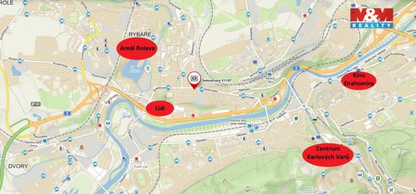 Prodej bytu 4+kk, Karlovy Vary - Rybáře, Sokolovská, 89 m2