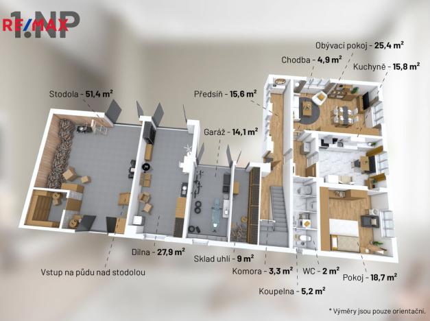 Prodej rodinného domu, Velké Meziříčí, Karlov, 123 m2