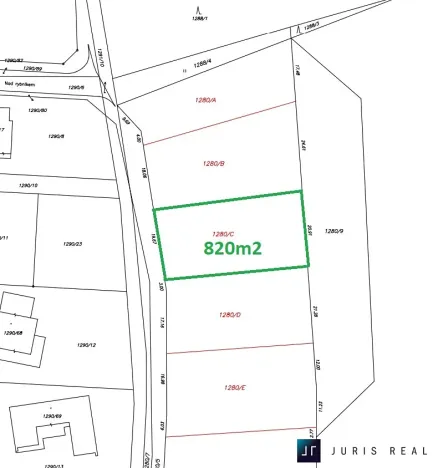 Prodej pozemku pro bydlení, Praha - Koloděje, V lipách, 820 m2