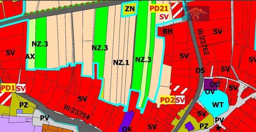 Prodej pozemku pro bydlení, Podsedice, 8070 m2