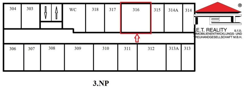 Pronájem kanceláře, Brno, Kroftova, 39 m2