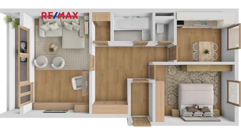 Prodej bytu 2+1, Praha - Čimice, Korycanská, 66 m2