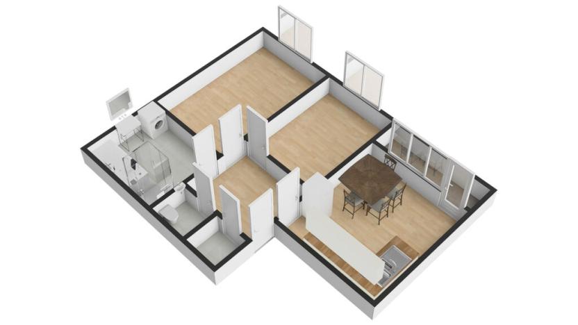 Pronájem bytu 3+kk, Praha - Řepy, Makovského, 68 m2