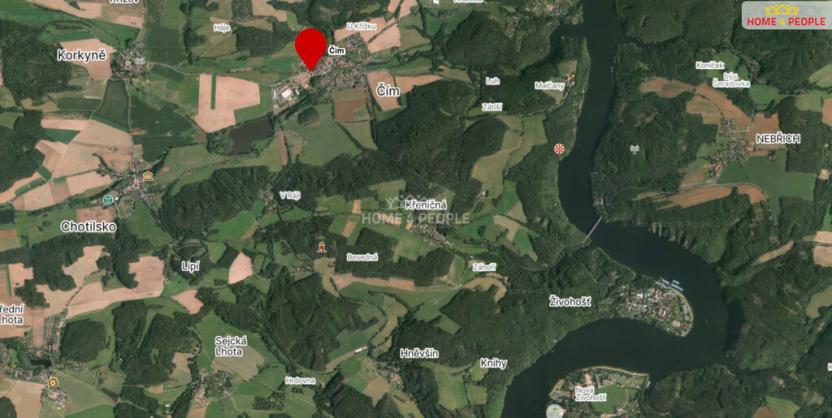 Prodej pozemku pro bydlení, Čím, 854 m2