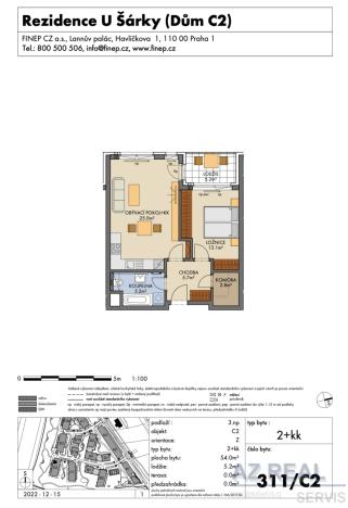 Prodej bytu 2+kk, Praha, Stočesova, 54 m2