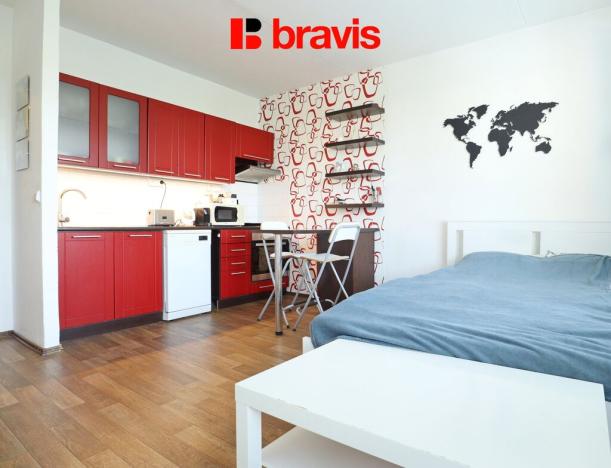 Pronájem bytu 1+kk, Brno - Bohunice, Okrouhlá, 30 m2