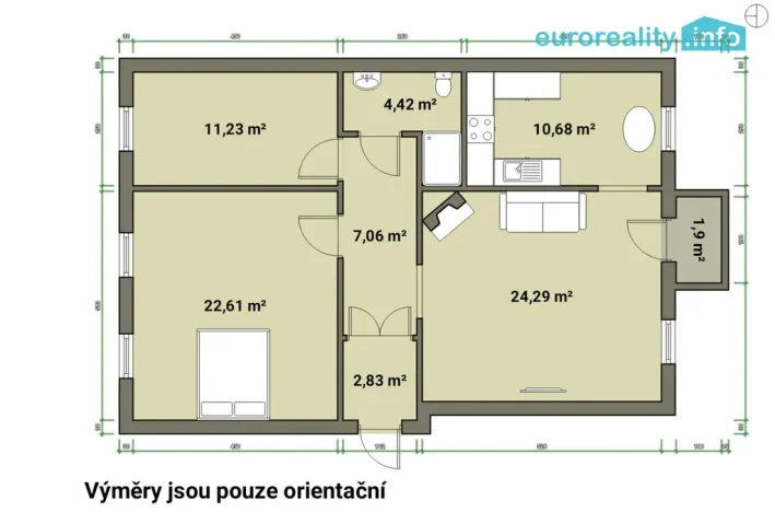 Prodej bytu 3+1, Mariánské Lázně, Anglická, 105 m2