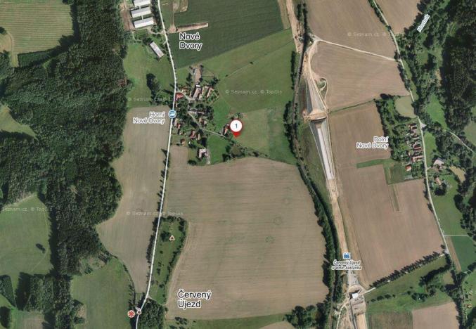 Prodej zahrady, Červený Újezd - Nové Dvory, 2179 m2