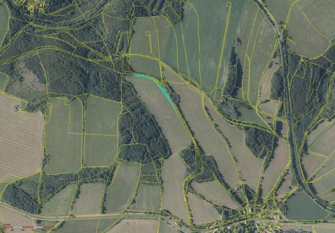 Prodej louky, Křimov - Domina, 1836 m2