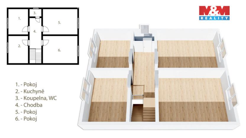 Prodej rodinného domu, Mašťov, Lesní, 168 m2