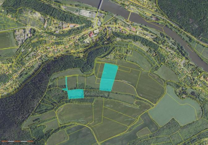 Prodej louky, Nižbor - Stradonice, 30487 m2