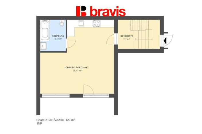 Prodej chaty, Brno - Žebětín, 129 m2