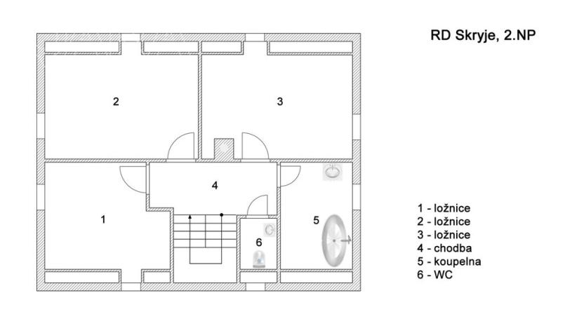 Prodej rodinného domu, Skryje, 138 m2