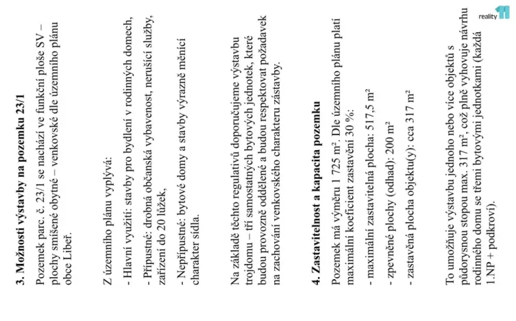 Prodej pozemku pro bydlení, Libeř - Libeň, 1725 m2