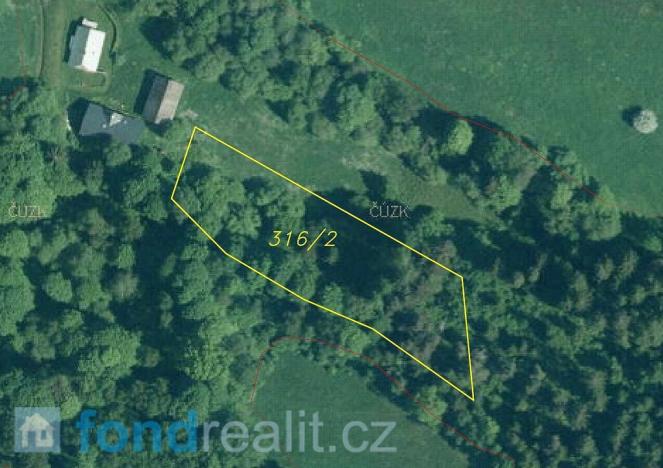 Prodej pozemku, Hartmanice, 3924 m2