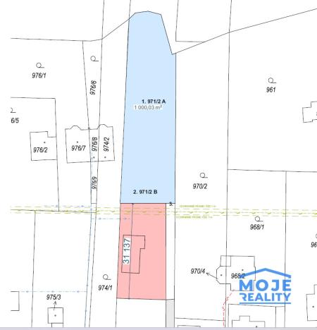 Prodej pozemku pro bydlení, Plzeň, 1000 m2