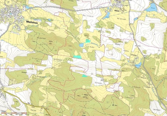 Prodej pole, Doubravice - Nahošín, 14046 m2