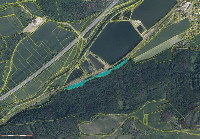 Prodej louky, Králův Dvůr - Popovice, ČSD-Strážní domek, 9830 m2