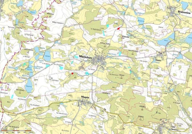 Prodej pole, Mečichov, 68656 m2