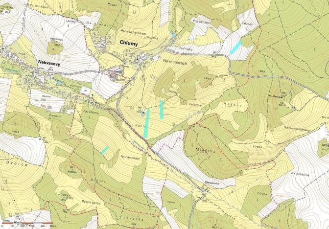 Prodej pole, Chlumy, 18910 m2