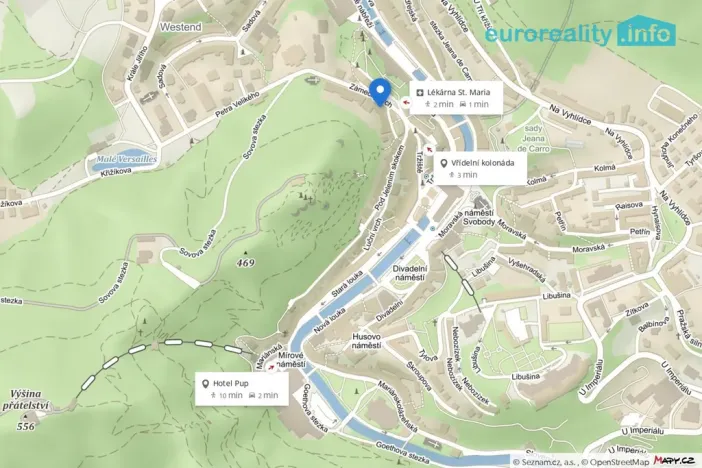 Prodej atypického bytu, Karlovy Vary, Zámecký vrch, 301 m2