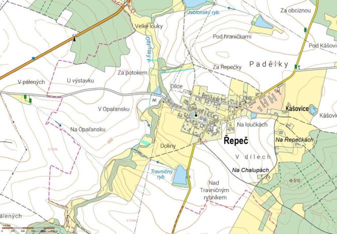 Prodej pole, Řepeč, 5480 m2