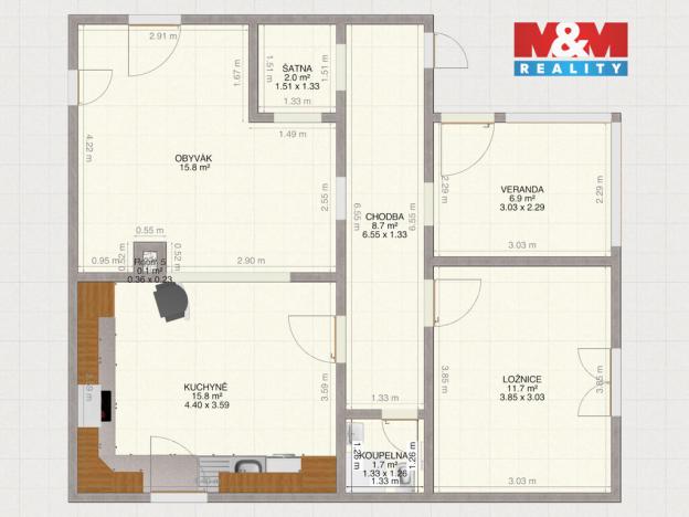 Prodej chaty, Stod, Střelická, 55 m2